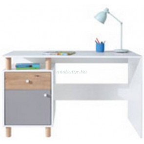 Faro FR9 íróasztal fehér lux-artisan tölgy-szürke