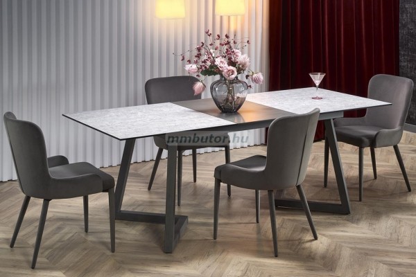 Tiziano étkezőasztal + K-425 fém étkezőszékek