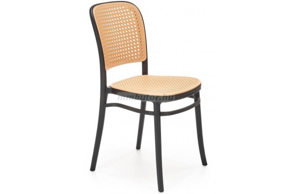 K-483 terasz szék natúr-fekete