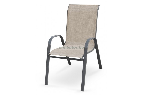 Mosler terasz szék szürke-sötétszürke