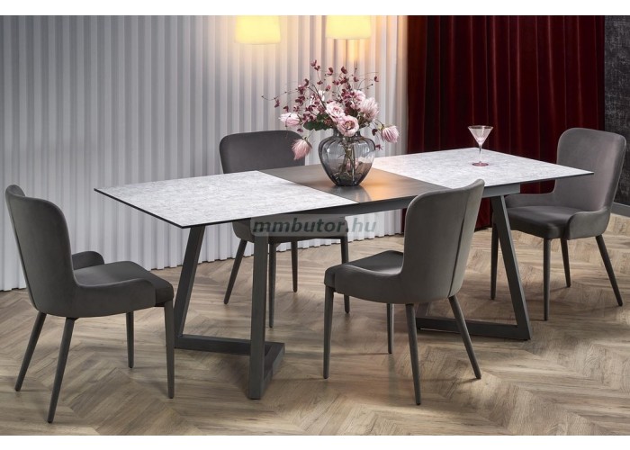 Tiziano étkezőasztal + K-425 fém étkezőszékek