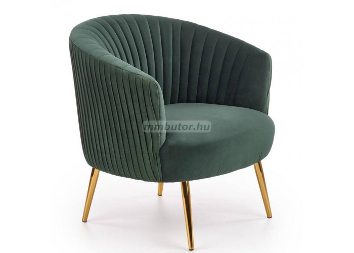 Crown pihenő fotel sötétzöld