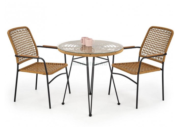 Falcon terasz asztal + K-457 terasz székek