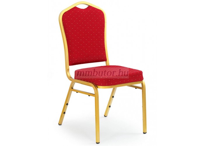 K-66 éttermi szék piros-arany