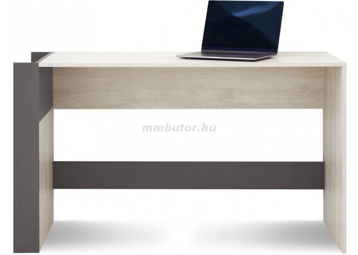 Remo RM10 íróasztal wilton tölgy-fehér lux-antracit