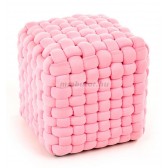 Rubik puff rózsaszín