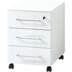 Monteria 4201 görgős irattartó konténer DEK. 84 fehér