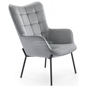 Castel pihenő fotel szürke-fekete