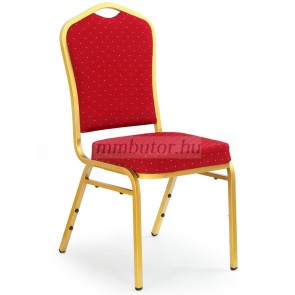 K-66 éttermi szék piros-arany