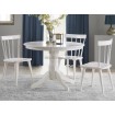 Gloster étkezőasztal fehér + Barkley székek