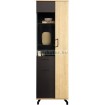 Madison MD4 ajtós-fiókos-polcos szekrény szivacs tölgy-fekete