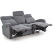 Oslo 3s pihenő kanapé sötétszürke részlet