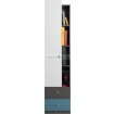 Tablo TA5 ajtós-fiókos szekrény grafit-fehér-atlantic