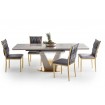 Valentino étkezőasztal kinyitva + K-436 székek
